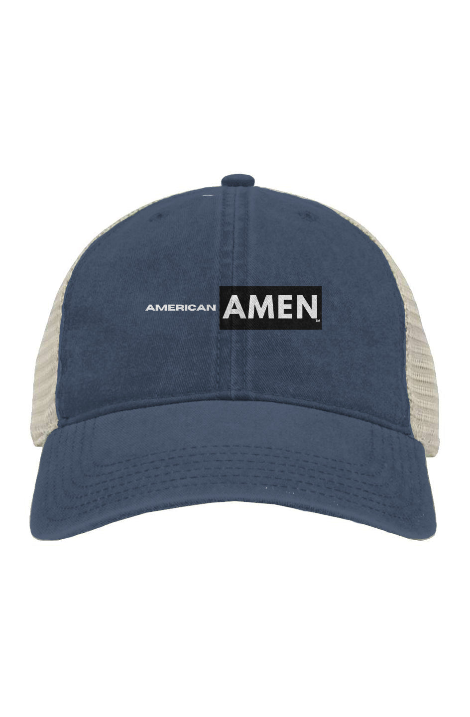 Pigment-Dyed Trucker Cap Stone Navy