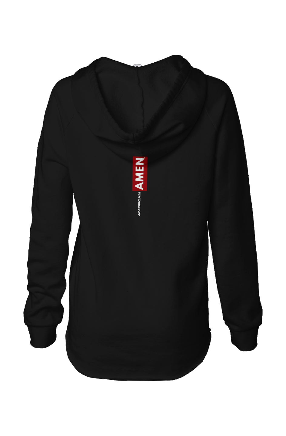 Womens Lightweight  Wash Hooded Sweatshirt