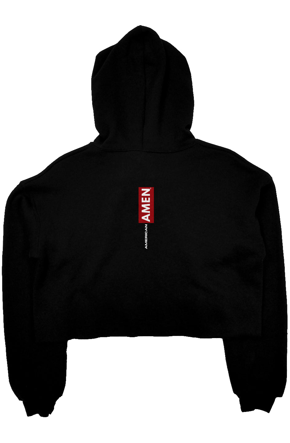 crop fleece hoodie