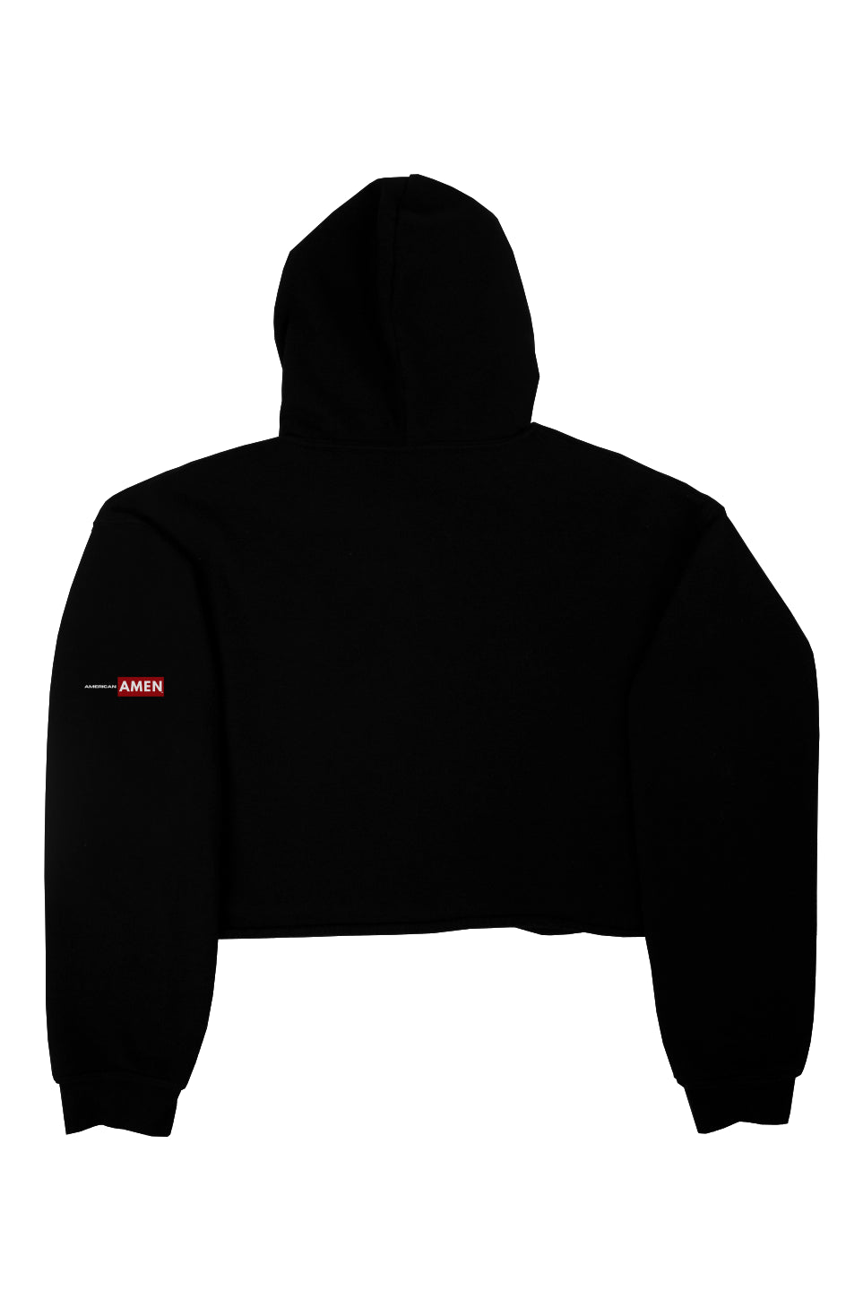 crop fleece hoodie